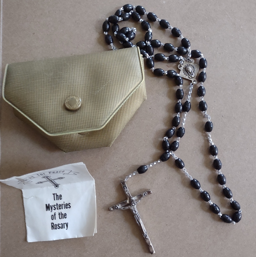 Rosary with Carrying Case Made in Italy